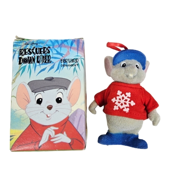 Vintage 90s McDonald's Disney Rescuers Down Under Bernard Christmas Ornament C35 - Picture 8 of 8